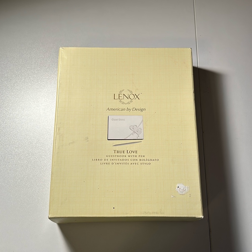 Lenox True Love Guestbook with Pen